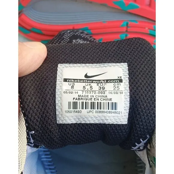 NIKE AIR ZOOM STRUCTURE 18 WOMEN'S SHOES Gray Black Jade SIZE 8