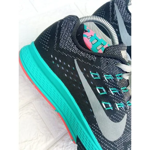 NIKE AIR ZOOM STRUCTURE 18 WOMEN'S SHOES Gray Black Jade SIZE 8