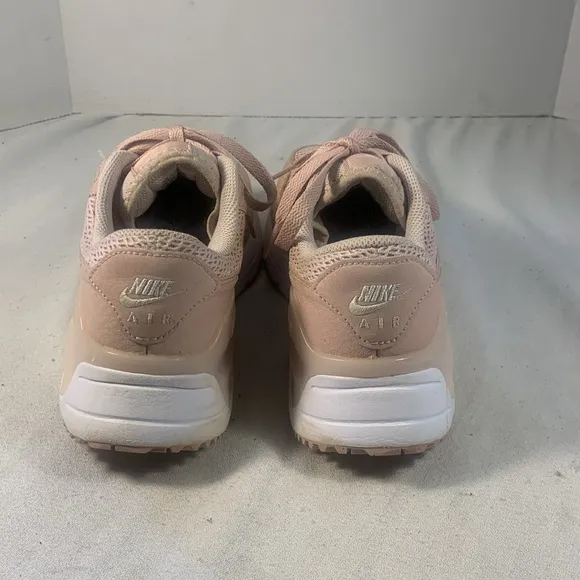 Nike AirMax SYSTM Women's Barley Rose Pink Oxford Suede &amp; Mesh Lace Up Sneakers