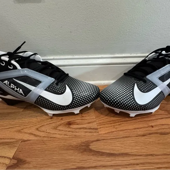 Nike Alpha Black and White Athletic Shoes