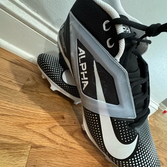Nike Alpha Black and White Athletic Shoes