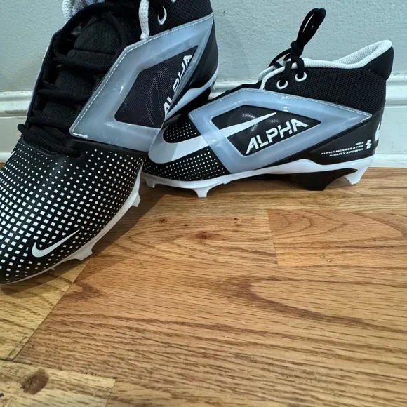 Nike Alpha Black and White Athletic Shoes