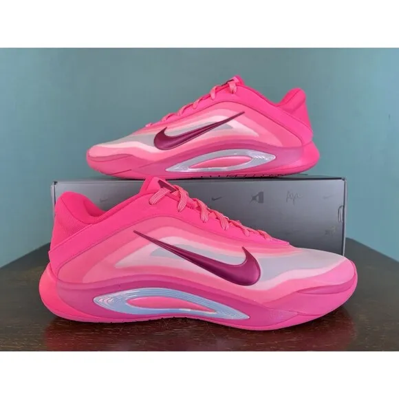 Nike A'One &quot;Pink A'ura&quot; A'ja Wilson Women's Size 15.5/Men's Size 14 FZ8605-601