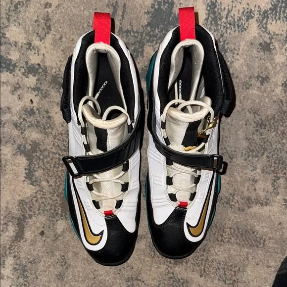 Nike Athletic Shoes - White, Black, Gold, Teal