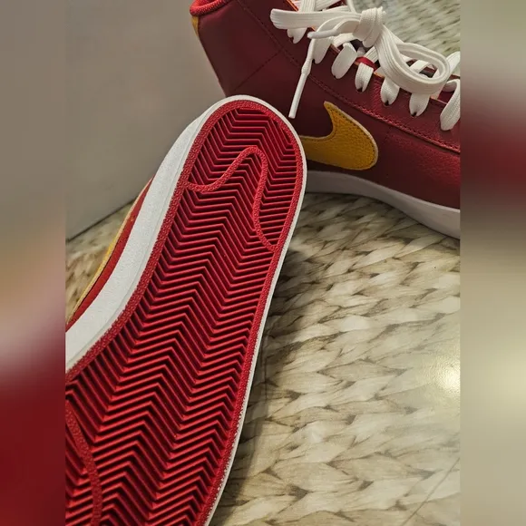 Nike Blazer '77 Men's/ DO7432 900/ Red and Yellow High-Top Sneakers