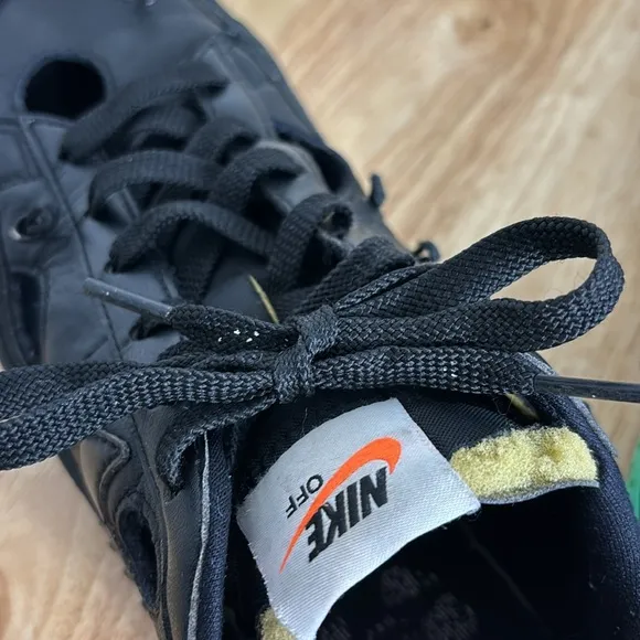 Nike Blazer Low Off-White Black Electro Green size 5 men’s