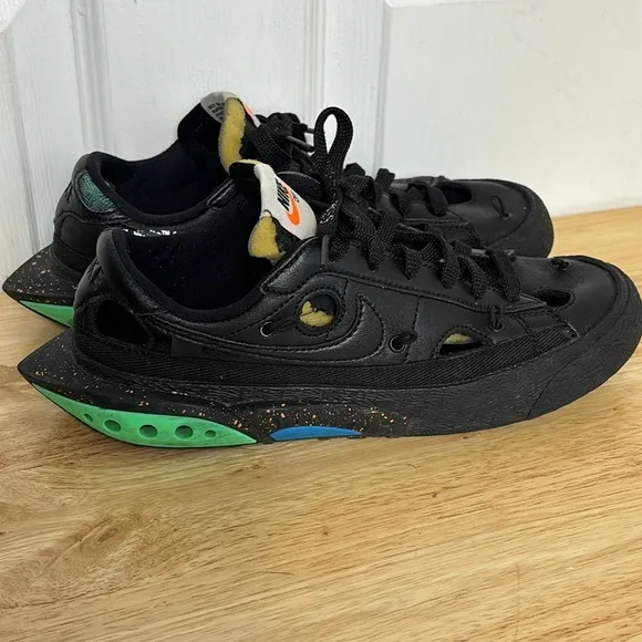 Nike Blazer Low Off-White Black Electro Green size 5 men’s