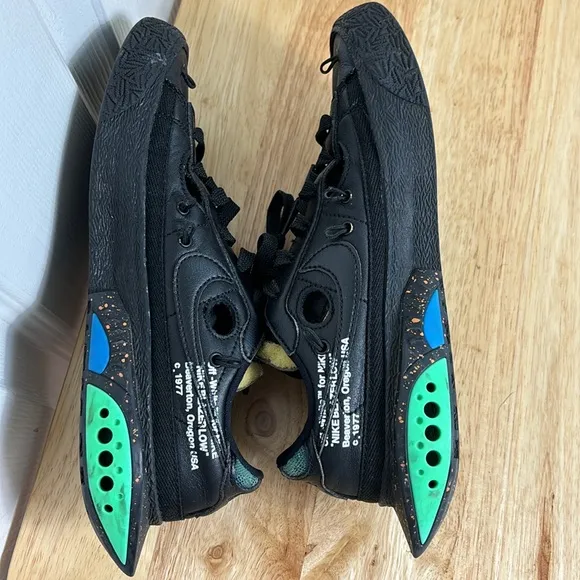 Nike Blazer Low Off-White Black Electro Green size 5 men’s