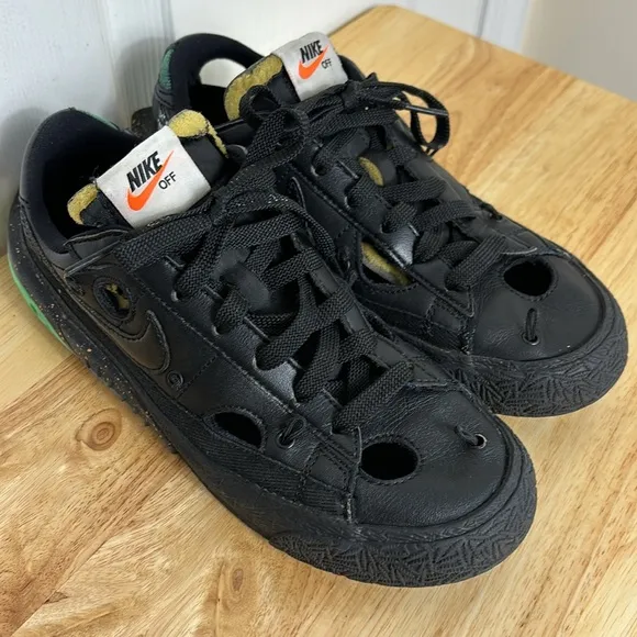Nike Blazer Low Off-White Black Electro Green size 5 men’s