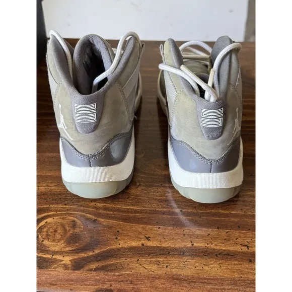 Nike Boys Air Jordan 11 Retro 378039-005 Gray Basketball Shoes Sneakers Size 2Y