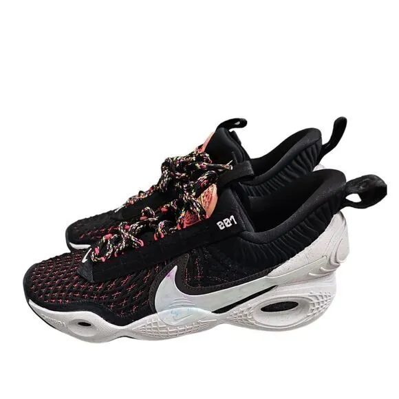 Nike Cosmic‎ Unity Basketball Shoes Black Pink Multicolor Athletic Men's 8.5