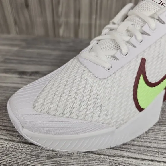 Nike Court AirZoom Vapor Pro 2 HC Tennis DR6191-104 White/Red - Men's Size 8