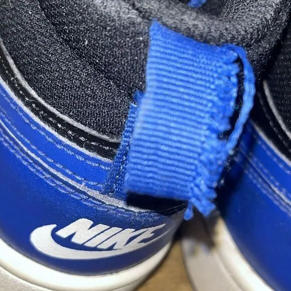 Nike‎ Court Borough Mid 2 DM8872-001 Blue Casual Shoes Sneakers Size 7 Dunk Top