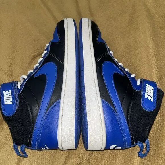 Nike‎ Court Borough Mid 2 DM8872-001 Blue Casual Shoes Sneakers Size 7 Dunk Top
