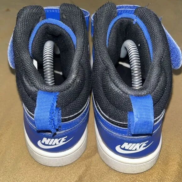Nike‎ Court Borough Mid 2 DM8872-001 Blue Casual Shoes Sneakers Size 7 Dunk Top
