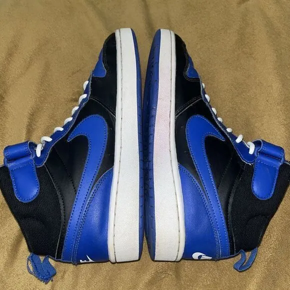 Nike‎ Court Borough Mid 2 DM8872-001 Blue Casual Shoes Sneakers Size 7 Dunk Top