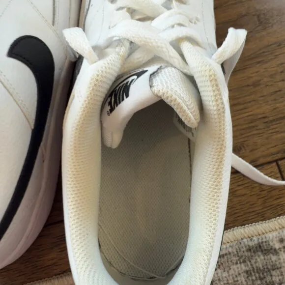 Nike Court Vision Low Next Nature White Shoes CD5463-101 White/Black Sneakers 9