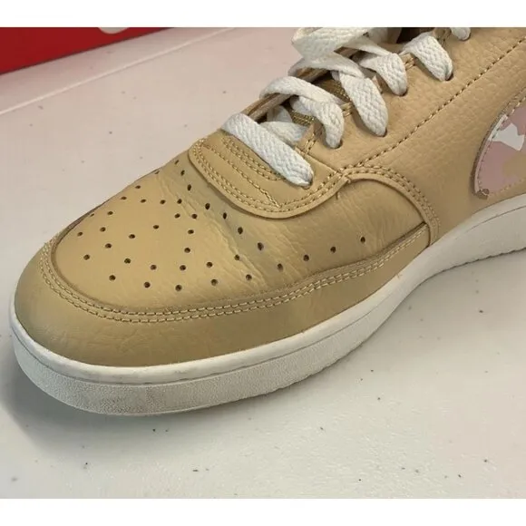 Nike Court Vision Low  Sesame camo Women's Shoes Sneakers Size 11 worn once