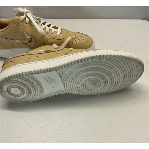 Nike Court Vision Low  Sesame camo Women's Shoes Sneakers Size 11 worn once