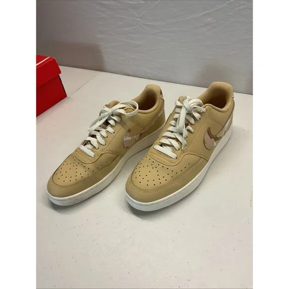 Nike Court Vision Low  Sesame camo Women's Shoes Sneakers Size 11 worn once