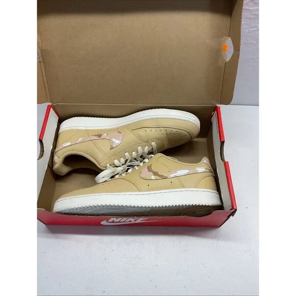 Nike Court Vision Low  Sesame camo Women's Shoes Sneakers Size 11 worn once