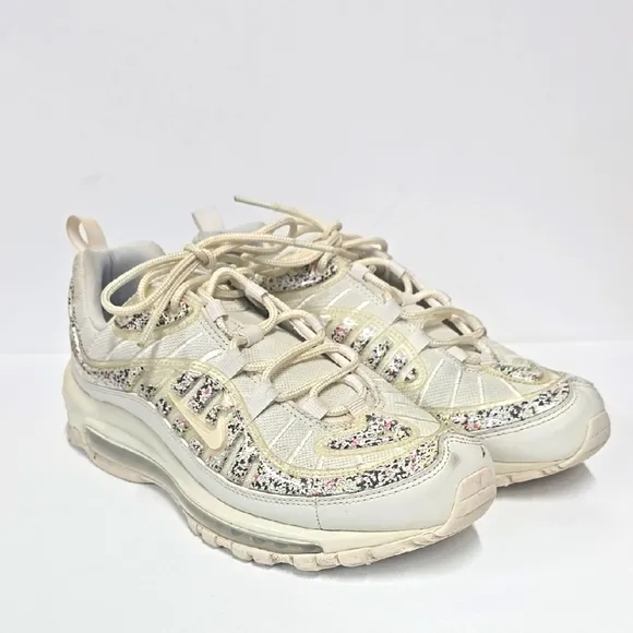Nike Cream Sneakers with Cushioned Sole and Breathable Material