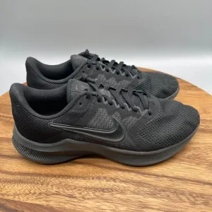 Nike Downshifter 11 Shoes Womens Size 7 W Triple Black Running Comfort Walking
