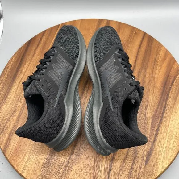 Nike Downshifter 11 Shoes Womens Size 7 W Triple Black Running Comfort Walking