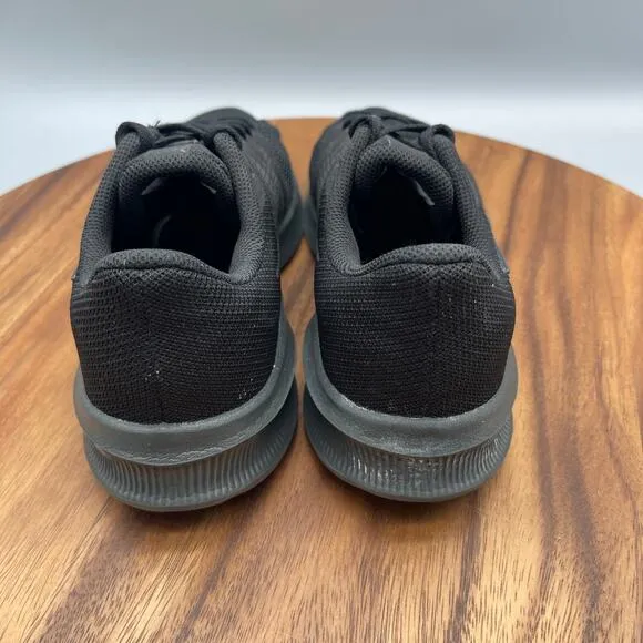 Nike Downshifter 11 Shoes Womens Size 7 W Triple Black Running Comfort Walking