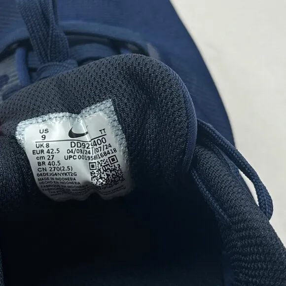 Nike Downshifter 12 Unisex Midnight Navy White Running Shoes DD9293-400