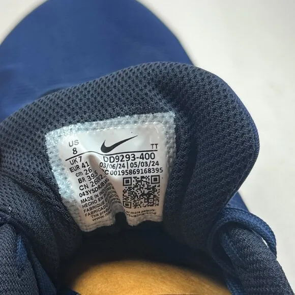 Nike Downshifter 12 Unisex Midnight Navy White Running Shoes DD9293-400
