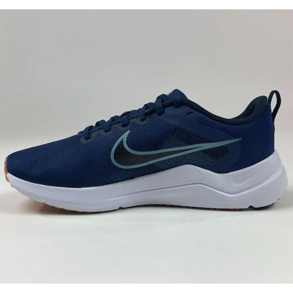 Nike Downshifter 12 Unisex Midnight Navy White Running Shoes DD9293-400