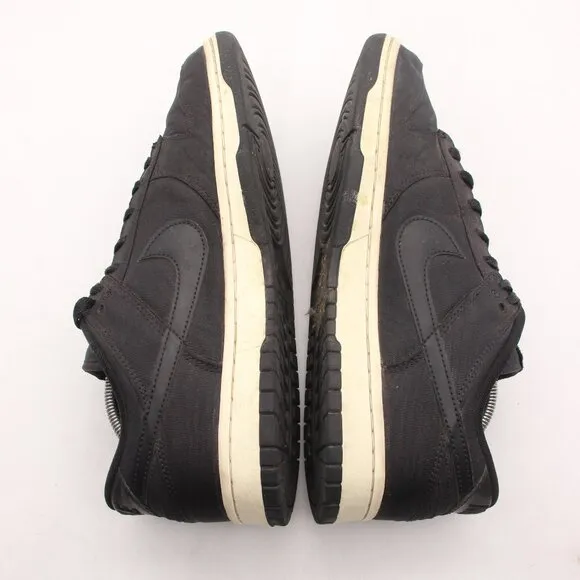 Nike Dunk Low 'Black Canvas' Men's 10.5 Black Sail Low top Sneakers DV7211-001