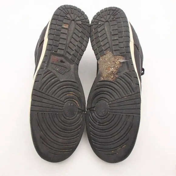 Nike Dunk Low 'Black Canvas' Men's 10.5 Black Sail Low top Sneakers DV7211-001