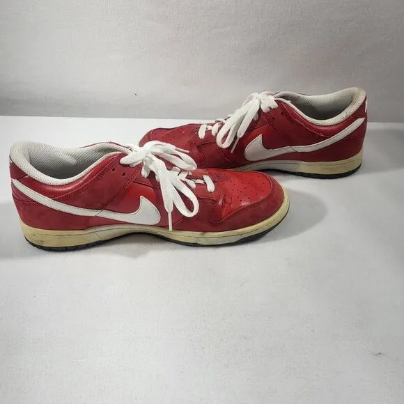 Nike Dunk SB Low 2012 Sport Gym Red White 318019-600 Men’s Size 10