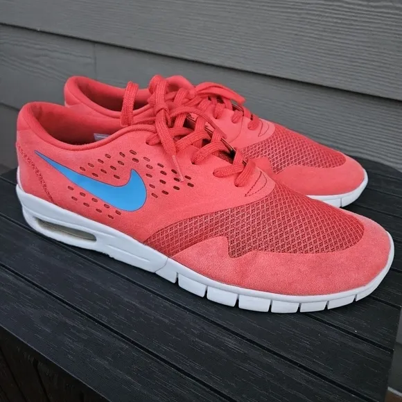 Nike Eric Koston 2 Max Red 631047-604 Athletic Sneakers Popsicle Red Mens US 11