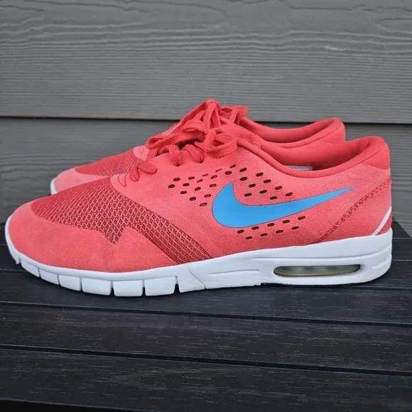Nike Eric Koston 2 Max Red 631047-604 Athletic Sneakers Popsicle Red Mens US 11