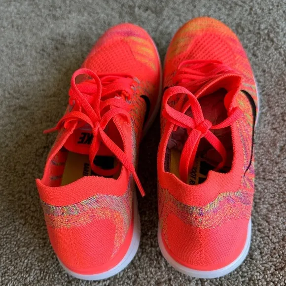 Nike Free 4.0 Flyknit Bright Crimson/Hot Lava