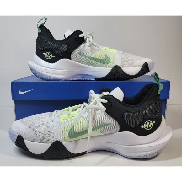 Nike Giannis Immortality 2 Basketball Shoes Men's 10 White Black DM0825-101
