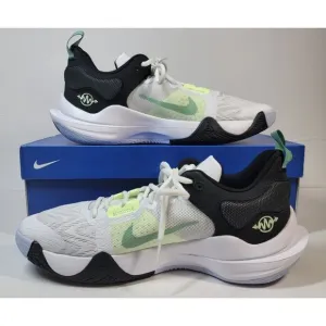 Nike Giannis Immortality 2 Basketball Shoes Men's 10 White Black DM0825-101