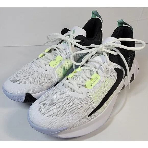 Nike Giannis Immortality 2 Basketball Shoes Men's 10 White Black DM0825-101