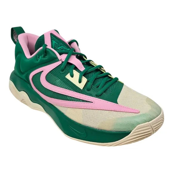 Nike Giannis Immortality 3 Malachite Green Pink DZ7533-300 Gym Men's Size 13