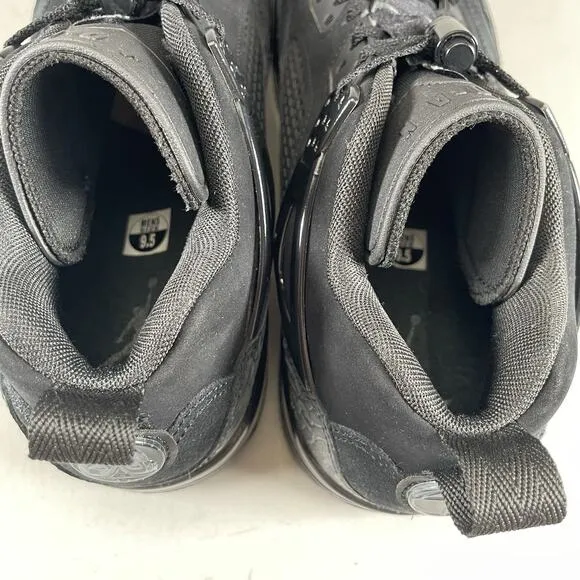 Nike Jordan Spizike Low Black Cat Men 9.5 Casual Sneakers Athletic Shoes Worn 1X