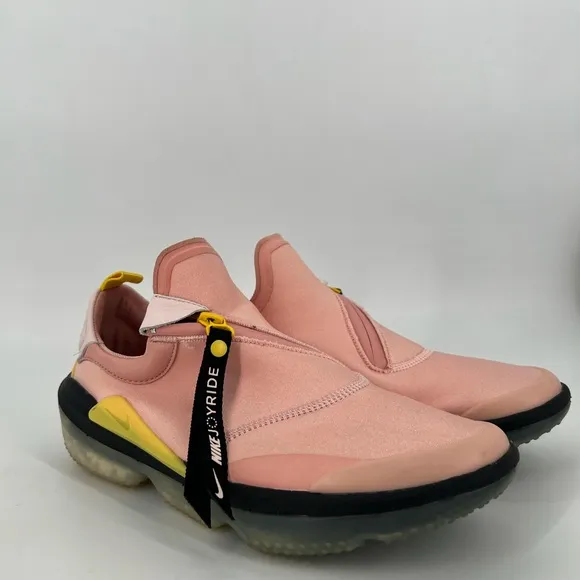 Nike Joyride Optik Slip On Zip Tab Sneakers In Coral Stardust