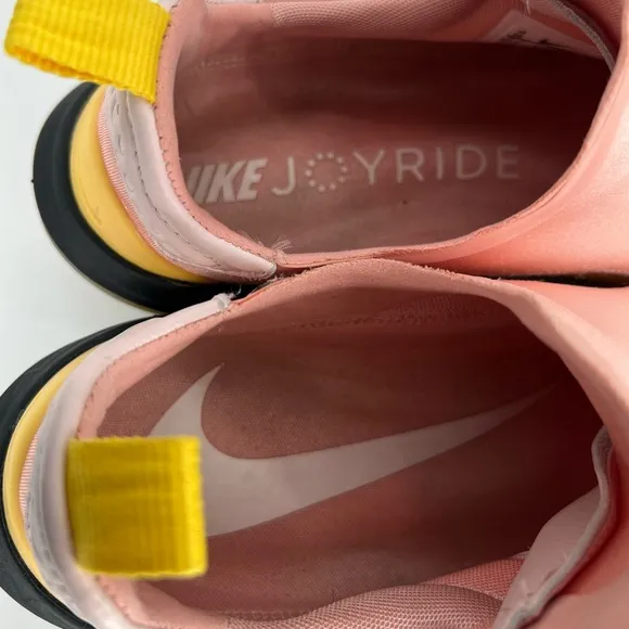 Nike Joyride Optik Slip On Zip Tab Sneakers In Coral Stardust