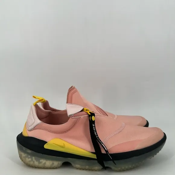 Nike Joyride Optik Slip On Zip Tab Sneakers In Coral Stardust