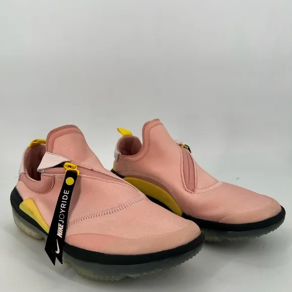 Nike Joyride Optik Slip On Zip Tab Sneakers In Coral Stardust