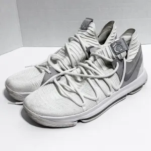 Nike KD Men's White and Gray Basketball Shoes size 15