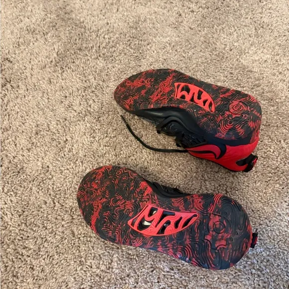 Nike Kids Red and Black Athletic Shoes