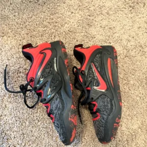 Nike Kids Red and Black Athletic Shoes
